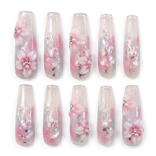 Sakura Kiss Press On Nails