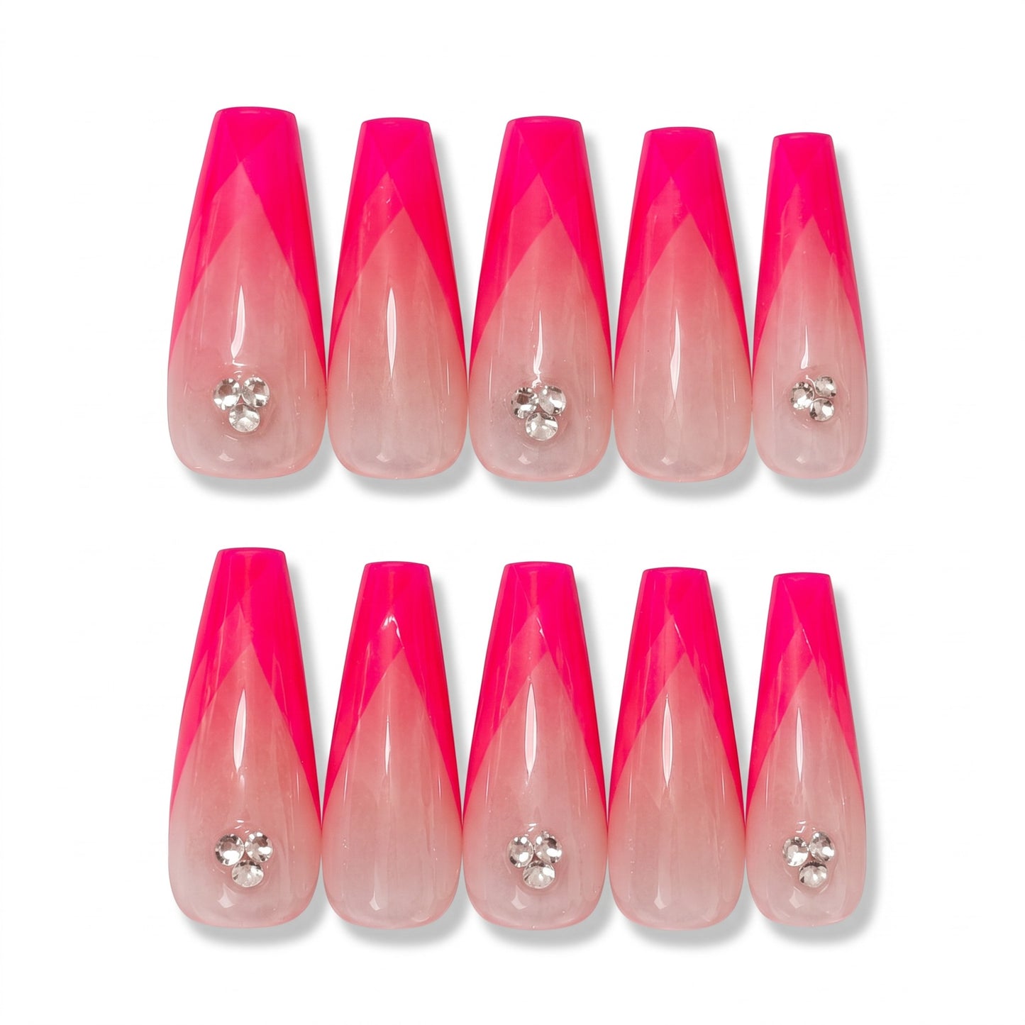 Fuchsia Royale Handmade Press On Nails