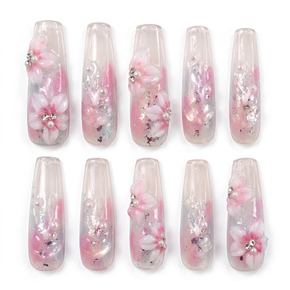 Sakura Kiss Press On Nails
