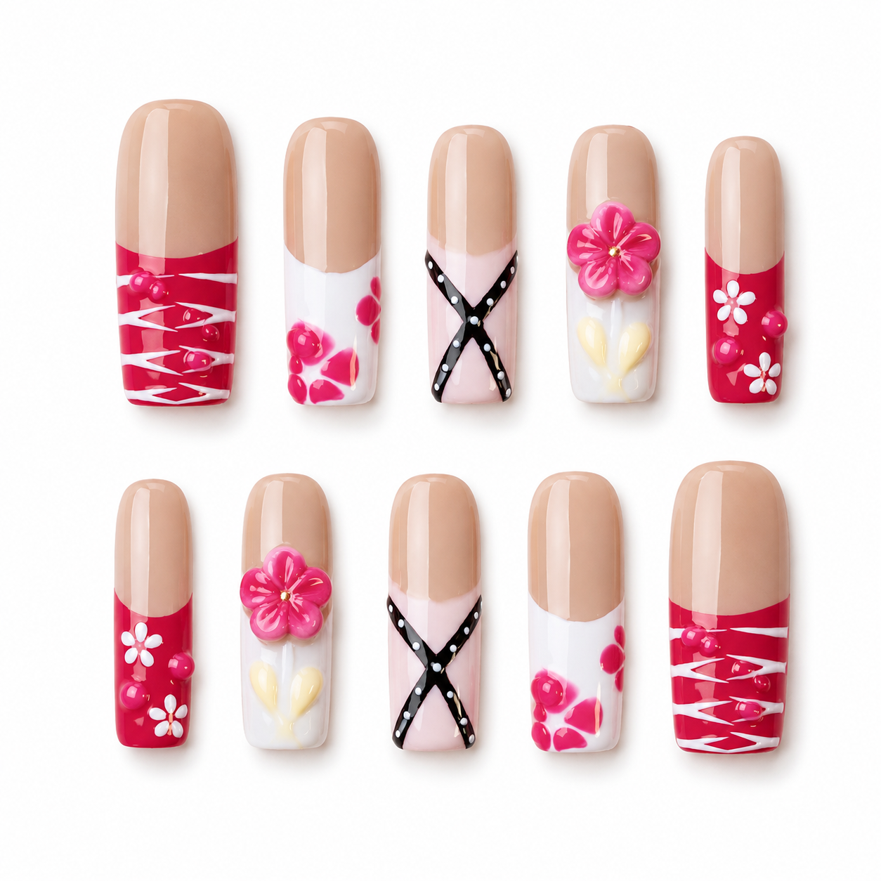 Cherry Blossom Club Handmade Press On Nails